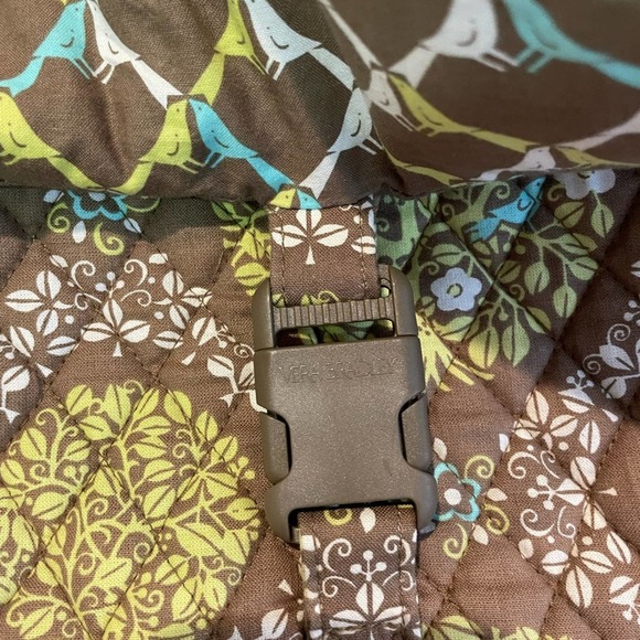 Vera Bradley Vintage handbag Sittin in a tree pattern large satchel Preowned - Picture 8 of 9